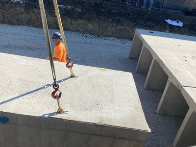 Storm Trap system being installed by Everlast Blacktop